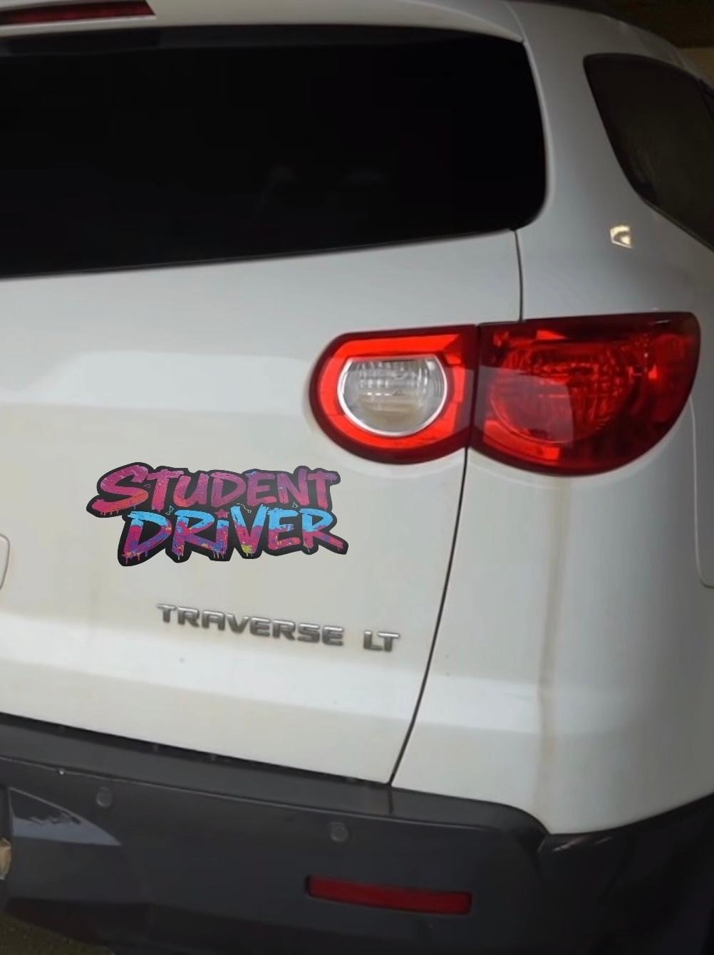 Student Driver Car Decal